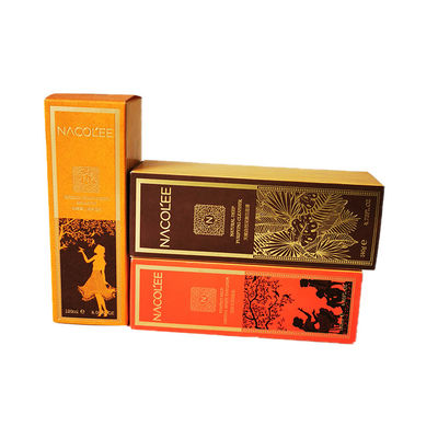 Luxury Square C1S Paper Skincare Kotak Kemasan Label Pribadi Kustom
