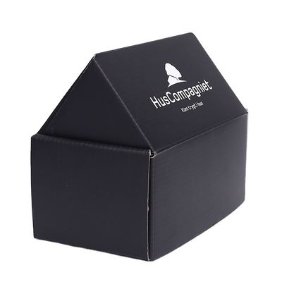 Lipat Tab Lock Gable Corrugated Paper Kotak Kemasan Lapisan UV