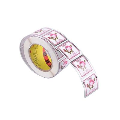 Stiker Label Pantone Vinyl Aluminium Foil Perak Mengkilap Tinggi Untuk Botol