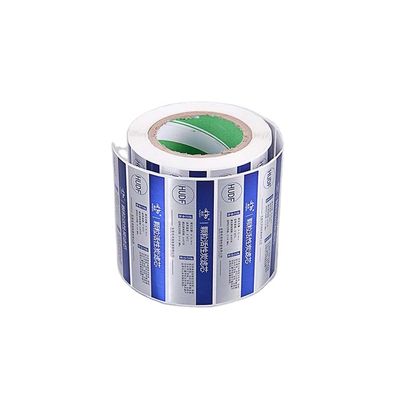 Stiker Label Kustom Polypropylene Warna Titik Persegi Multi Gaya