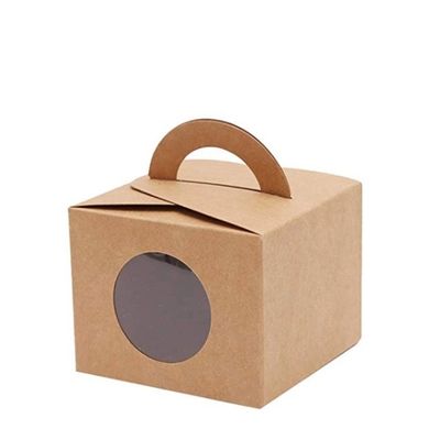Permen Ulang Tahun Pernikahan 350gsm Kraft Paper Food Boxes Food Grade