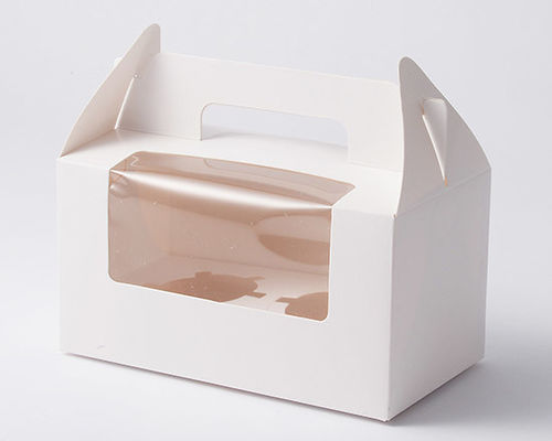 Jendela Plastik Kotak Kemasan Makanan Kustom MDF EPE Food Grade