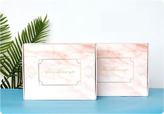 OEM Clamshell Corrugated Paper Kotak Kemasan Ramah Lingkungan