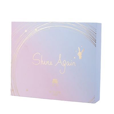 Pink Blue 300gsm Kertas Seni Custom Luxury Apparel Boxes Hot Stamping