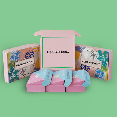 350GSM Mount Corrugated Eco Friendly Paper Boxes Untuk Kosmetik