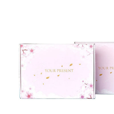 800gsm Flat Pack Cardboard Gift Boxes Dengan Lids Custom Shape