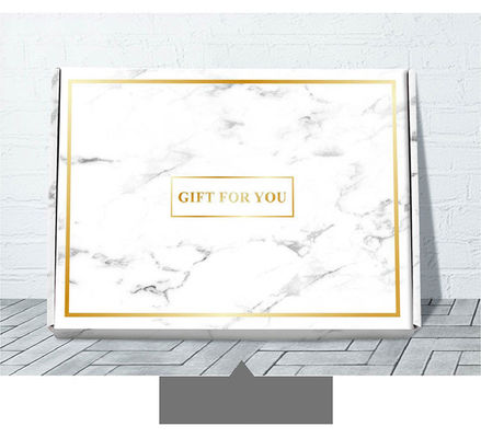 800gsm Flat Pack Cardboard Gift Boxes Dengan Lids Custom Shape