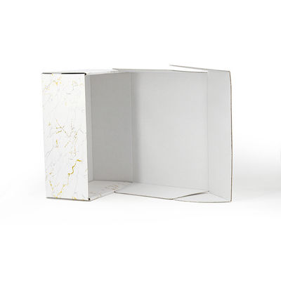 Tutup Dan Basis 150gsm Kraft Paper Gift Packing Boxes Dengan Handle Sleeve