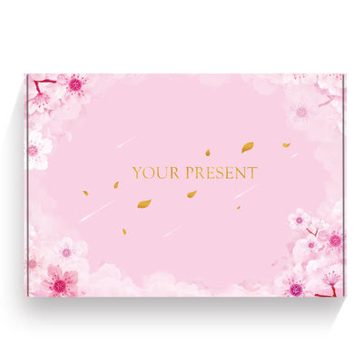 Offset Flexo Printing Custom Clothing Kotak Kemasanes Pink Corrugated