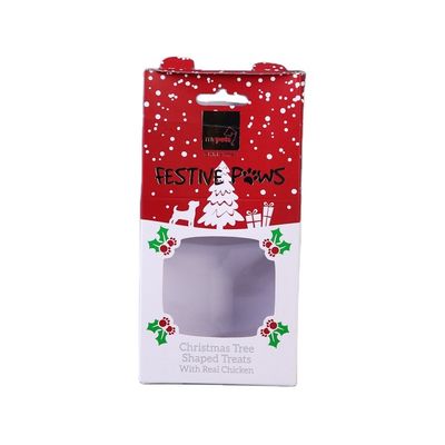 Kemasan Presentasi Kreatif CMYK Windowed Gift Boxes Custom Logo