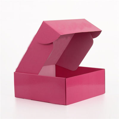Emballage Corrugated 300gsm 2mm FBB Pink Mailing Boxes Logo Kustom