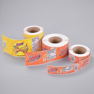 Stiker Label Kustom PVC Renda Berwarna-warni Akun Tangan Pita Perekat Cetak