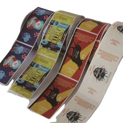 BOPP Polyester Pharmaceutical Label Kustom Stiker Perekat Diri