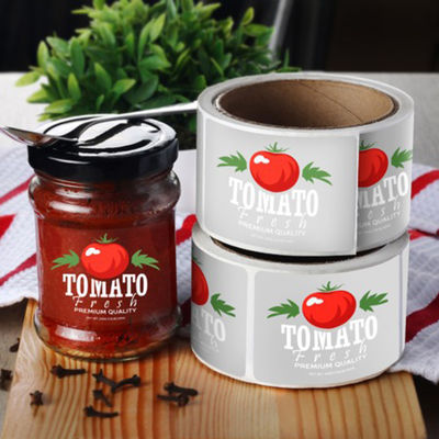 BOPP Polyester Pharmaceutical Label Kustom Stiker Perekat Diri