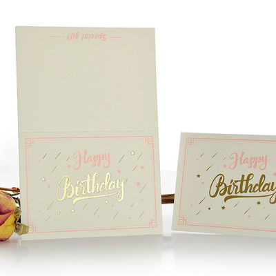 Matte Glossy CMYK Pantone Kartu Hadiah Natal Ramah Lingkungan