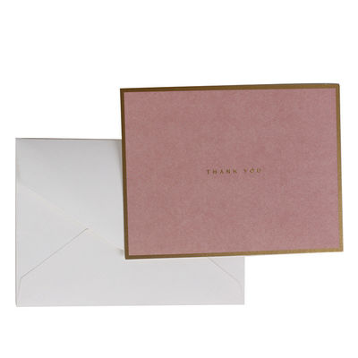 Matte Glossy CMYK Pantone Kartu Hadiah Natal Ramah Lingkungan
