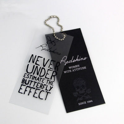Tas Sepatu Kemeja C1S Coated Paper Embossed Swing Tags Ramah Lingkungan
