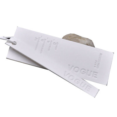 Label Hang Tag Kustom yang Dapat Dicuci Merek Eco PVC yang Dapat Dicuci