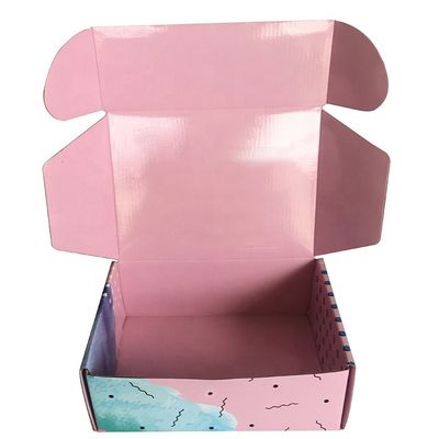 OEM ODM Corrugated KE Flute Eco Cardboard Boxes Untuk Kemasan Hadiah