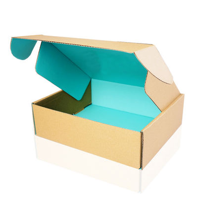 OEM ODM Corrugated KE Flute Eco Cardboard Boxes Untuk Kemasan Hadiah